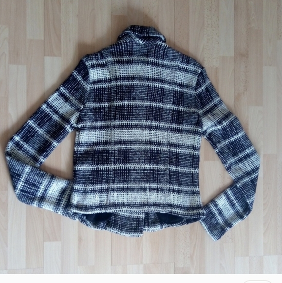 NWT Lucky Brand Harper Sweater Tweed Moto Jacket - Picture 7 of 10